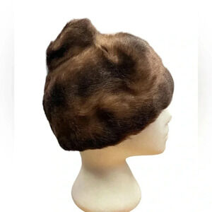 Colette Et Fany Paris Vintage Faux Fur Hat  Size 14